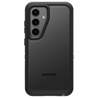 OtterBox - Coque Defender XT Clear pour Samsung Galaxy S24 - Côté Obscur-Le design protecteur en deux pièces maintient le téléphone en place en toute sécurité avec un cadre ajusté sous pression