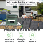 Yoshino - B4000 SST Centrale électrique continue portable à semi-conducteurs de 4000 W-CONCEPTION COMPACTE RÉCOMPENSÉE - Une seule cellule à semi-conducteurs détient plus du double de la capacité d’une cellule de batterie LiFePO4. Cela maximise l’efficacité énergétique dans une unité plus petite, plus légère et plus compacte. Pourquoi transporter du matériel lourd, avec Yoshino, vous n'êtes pas obligé de le faire.