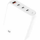 Creative Labs - Chargeur mural GaN 51MZ0520AA000 100W à 4 ports - Blanc-Équipé de trois ports USB-C et d'un port USB-A