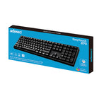 Adesso - AKB-670UB Clavier mécanique multi-OS avec raccourci clavier CoPilot AI-Touches de raccourci Windows : 10 touches (Accueil, Favoris, Précédent et Suivant, Actualisation, Recherche, E-mail, Poste de travail, Calculatrice, CoPilot)