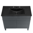 Modway - Render 36" Vanette de salle de bain - Gris Noir-9