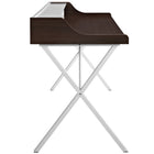 Modway - Bin Bureau - Cherry-Dessus en mélamine à motif de bois