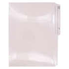 Staples - Chemises à rabat demi-coupe - Format lettre - Rose clair- Lot de 50-Réversible