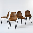 Homy Casa - Chaises d'accueil 4 places, tissu rembourré brun-Tissu kaki moderne : Couleur neutre qui s’adapte à tous les décors.