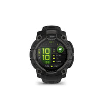 Garmin - Montre connectée Instinct 3 - 45 mm - Noir avec bracelet noir-Écran AMOLED lumineux de 1,2" pour rendre les informations détaillées faciles à lire en un coup d'œil.