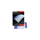 Swingline - Poches de plastification thermique Clear Fusion EZUse LongLife Speed longue durée de GBC - 3 mil - lettre - paquet de 100-Les flèches directionnelles indiquent quel bord de la pochette doit être chargé dans la plastifieuse en premier