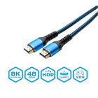 BlueDiamond - Câble HDMI 8K Ultra HD haut de gamme - 10 pieds-À l'épreuve du futur : Idéal pour les consoles de jeu de prochaine génération et les futurs appareils AV avec prise en charge HDMI 2.1 et 8K intégrées
