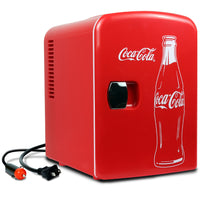 Coca-Cola - Mini-réfrigérateur Classic Rouge-Capacité de 4 L (4,2 pte) peut contenir 6 canettes de taille standard