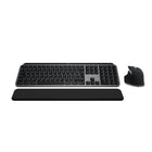 Logitech - MX Keys S Combo for Mac, clavier et souris sans fil, repose-poignets, clavier rétroéclairé - Gris-Optimisé pour Mac: avec sa disposition Mac, sa finition Space Grey, ses fonctions programmables pour macOS via Logi Options+ , son chargement USB-C, MX Keys S Combo for Mac est idéal pour votre configuration Apple