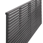 Modway - Render Fixation murale Tête de lit King, Charbon de bois-Construction durable en panneaux de particules