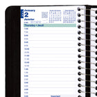 Blueline - 2026 Agenda quotidien reliure spirale - 6 po x 3-1/2 po - Noir - Bilingue-Section pour numéros de téléphone et adresses