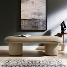 Modway - Orla Performance Velvet Banc - Taupe-Sièges polyvalents