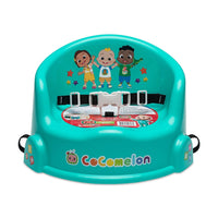 CoComelon - Siège d'appoint pour tout-petits - Vert-Idéal pour amener votre tout-petit à table et le maintenir en sécurité tout au long des repas. 15 pouces de long, 10 pouces de large et 15 pouces de haut