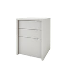 Nexera - Filière Chrono, 3 tiroirs, Blanc-2 tiroirs range-tout sur coulisses de métal