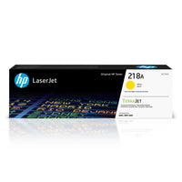 HP - Cartouche de toner LaserJet authentique 218A - Rendement Standard - Jaune-Comptez sur une impression fiable de haute qualité et gagnez du temps en évitant les problèmes d’impression courants : le toner HP d’origine offre à votre bureau l’expérience d’impression essentielle à la productivité