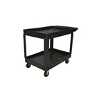 Eddie's - Chariot pour baignoire - 46" L x 25" L x 33" H - Deux étagères - Noir-Chariot pour baignoire utilitaire