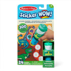 Melissa & Doug - Autocollant Wow Ensemble d’activités Dino-L’autocollant unique en son genre WOW !  comprend des tampons d’autocollants avec 300 autocollants et des tampons d’activités pour s’amuser sans gâchis n’importe où