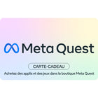 META Quest - Carte-cadeau de 25 $ [Code Electronique]-Choisissez le montant que vous voulez envoyer, le solde prépayé est instantanément prêt à l’emploi et n’expire jamais.