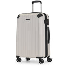 Swiss Mobility - PVG 25.50" Valise rigide à roulettes - Alabaster-Système d'extension à fermeture éclair pour 20 % d'espace de rangement supplémentaire