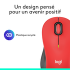 Logitech - Signature M550 L souris sans fil pour les grandes mains - Rouge Classique-8