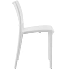 Modway - Hipster Restauration Fauteuil d’appoint - Blanc-Patins de pied en plastique non marqués