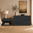 Manhattan Comfort - Evelyn 60" Moderne Commode Double à 6 Tiroirs - Gris Charbon-9