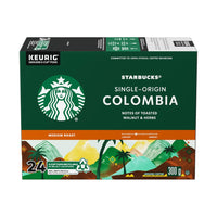 Starbucks - Café D'Origine Unique Colombie Capsules K-Cup - Paquet de 24-Capsules K-Cup