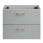 Modway - Daybreak Support mural de 24" - Gris clair-Vanité de salle de bain moderne