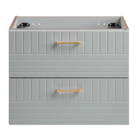 Modway - Daybreak Support mural de 24" - Gris clair-Vanité de salle de bain moderne