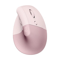 Logitech - Lift Souris Ergonomique Verticale - Rose-Prenez de la hauteur : Lorsque la vie de bureau vous déprime, relevez la tête avec la souris ergonomique verticale Logitech Lift, qui convient idéalement aux droitiers aux petites et moyennes mains