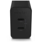 mophie - 45W GaN USB-C PD Dual Adaptateur Secteur - Noir-Jusqu'à 45W d'alimentation via USB C vous permettent de recharger votre MacBook Air, iPad ou iPhone à leur vitesse optimale