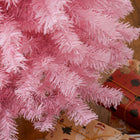 HOMCOM - Sapin de Noël artificiel de 5 pi avec ouverture automatique - Rose-Base solide et stable pour une meilleure stabilité 