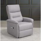 Brassex - Fauteuil releveur inclinable 570294 Levo - gris clair-Mécanisme d'inclinaison motorisé à positions multiples