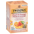 Twinings - Pêche et orange - Paquet de 20-Chaque sachet est emballé individuellement pour préserver sa fraîcheur
