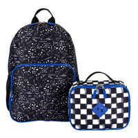 Pep Rally - Ensemble de sac à dos et de sac-repas de 2 morceaux - Motif puissant-Géométrique, polyester