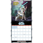 Sellers Publishing Inc. - Calendrier mural 2026 - Cat Wars - Anglais-4