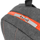 Vangoddy - Sac à dos de voyage léger et décontracté pour ordinateur portable 15 pouces - Gris/Orange-Idéal pour l’école, le travail, les voyages ou les activités en extérieur
