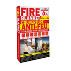 First Aid Central - couverture anti-feu - 40 x 40 po - Paquet de 2-Conforme à la norme ASTM-F1989-2005