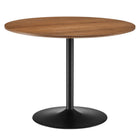 Modway - Amuse 40 po Table à manger, Noyer noir-Table à manger moderne