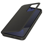 Samsung - Étui portefeuille Smart View pour Galaxy S24 FE - Noir-Personnalisation de l’expérience utilisateur, affichage interactif permettant de mettre en valeur le style personnel