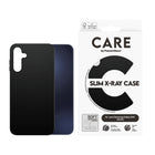 PanzerGlass - CARE Fashion pour Galaxy A16 5G - Noir (Bilingue)-Testé pour résister aux chutes depuis des hauteurs allant jusqu'à 1,2 mètre