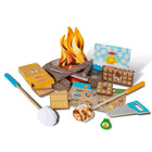 Melissa & Doug Ensemble de jeu Explorons le feu de camp S'Mores Casse-tête - 24 pièces-Explorez les S'Mores au feu de camp