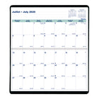 Blueline - 2026 Agenda mensuel de poche 18 mois - 6-1/2 po x 3-1/2 po - Couleurs assorties - Bilingue-Certifié sous le code de licence FSC : FSC C102682. Le Forest Stewardship Council permet aux entreprises et aux consommateurs de choisir des produits fabriqués avec des matériaux issus de forêts responsables, promouvant une gestion écologiquement appropriée, socialement bénéfique et économiquement viable des forêts du monde