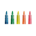 Staples – Surligneurs à encre liquide genre stylo, pointe biseautée, couleurs variées, paquet de 5-De longue durée, niveau d'encre visible  