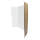 Royal Brites Panneau de Projet  Blanc/Kraft, 28 po x 40 po.-Panneau de projet bicolore blanc/kraft