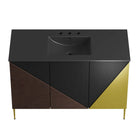 Modway - Alchemist 48" Vanité de salle de bain à un seul lavabo - Noir noir-8