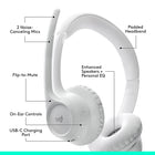 Logitech - Zone 300 casque Bluetooth sans fil avec microphone anti-parasite - Blanc-Personnalisez votre casque Logitech: personnalisez le micrologiciel de votre casque avec l’application gratuite Logi Tune (1), téléchargez l’application pour ajuster l’effet local, le niveau du micro et l’égaliseur pour une expérience audio personnalisée