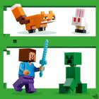 LEGO - Minecraft L’aventure de Steve dans la taïga-Offrez aux jeunes joueurs un d’anniversaire, de Noël ou de tous les jours qu'ils adoreront