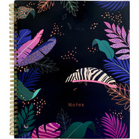 Hilroy - Cahier Cœur de la Jungle - 160 pages - 10 1/2" x 8" - noir-160 pages (80 feuilles) 