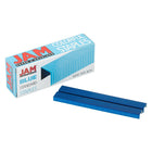 JAM Paper - Agrafes colourées - format standard - bleu roi - Paquet de 5000-Nos agrafes métalliques colourées et résistantes sont compatibles avec les agrafeuses standard et sont conçues pour éviter les blocages. Parfaites pour l'école, le bureau et la maison.